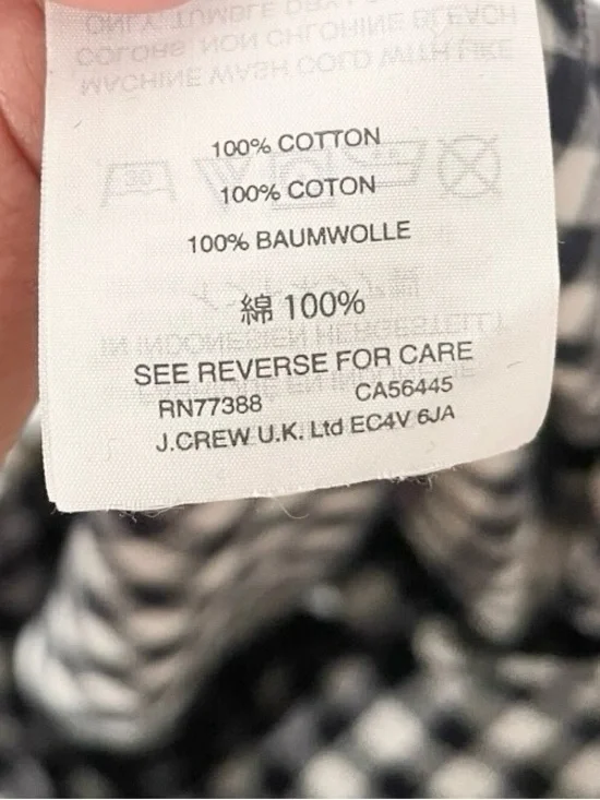 Madewell Gingham popover gauzy blouse 100% cotton women’s XXL casual summer boho - Picture 5 of 6